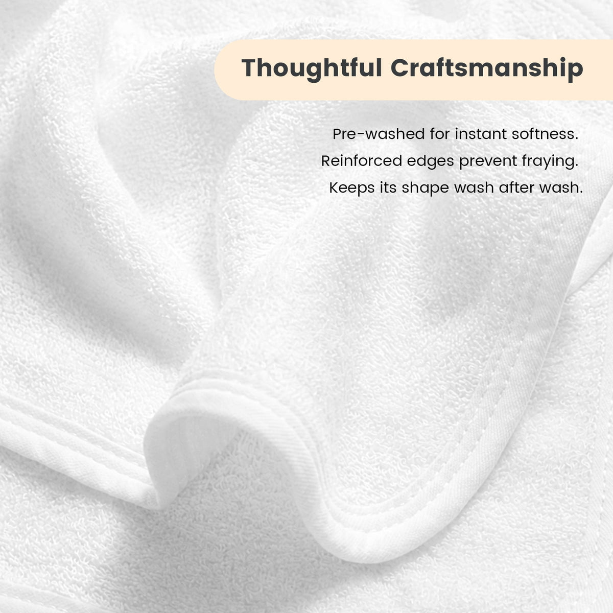 Soft Bamboo Rayon Baby Washcloths, 6-Pack Reusable 10 x 10 Inch Cloths for Bath and Burping - Image 6