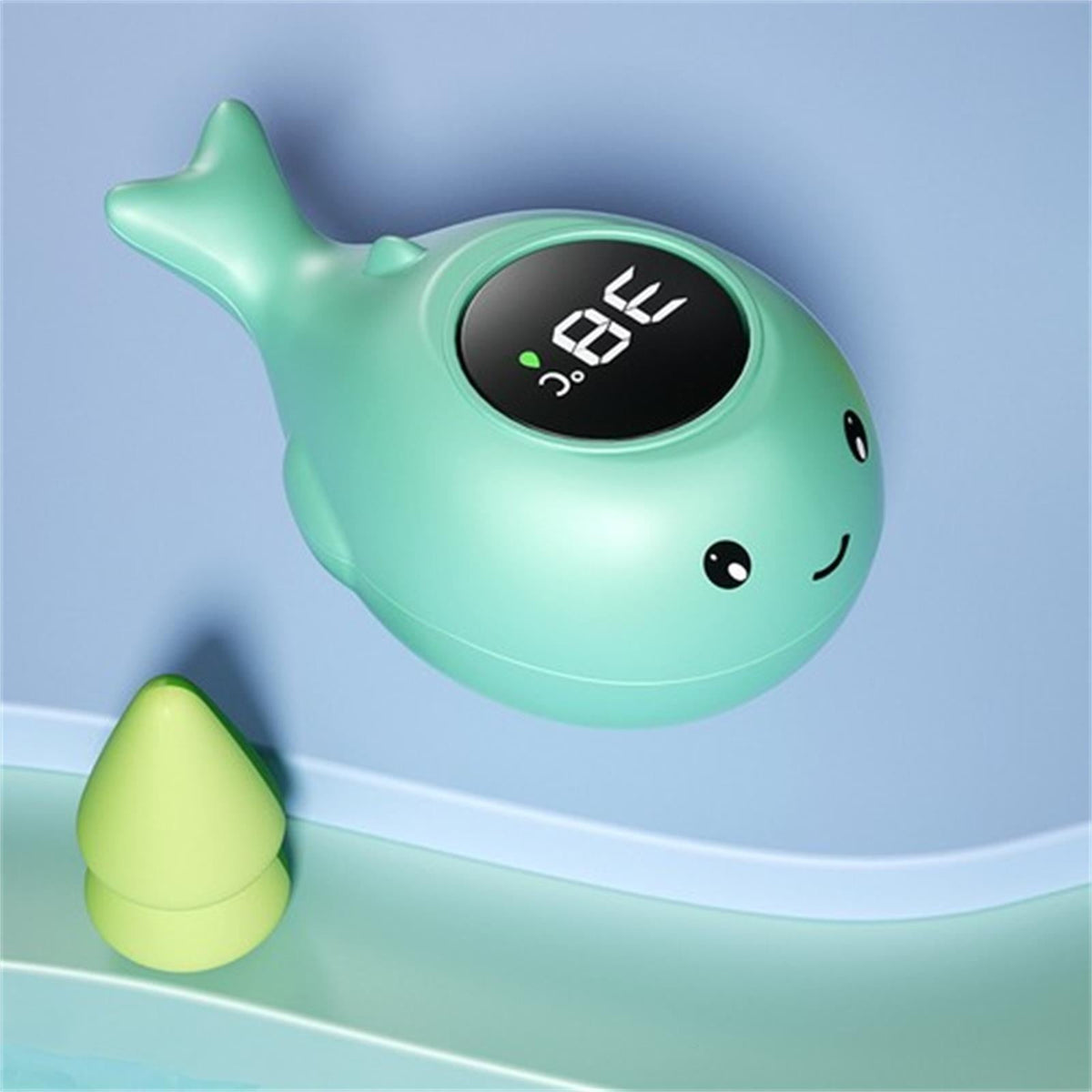 Bath Water Thermometer with Color LED Display, Tub Temperature Gauge for Baby and Kids Bath Time - Image 2