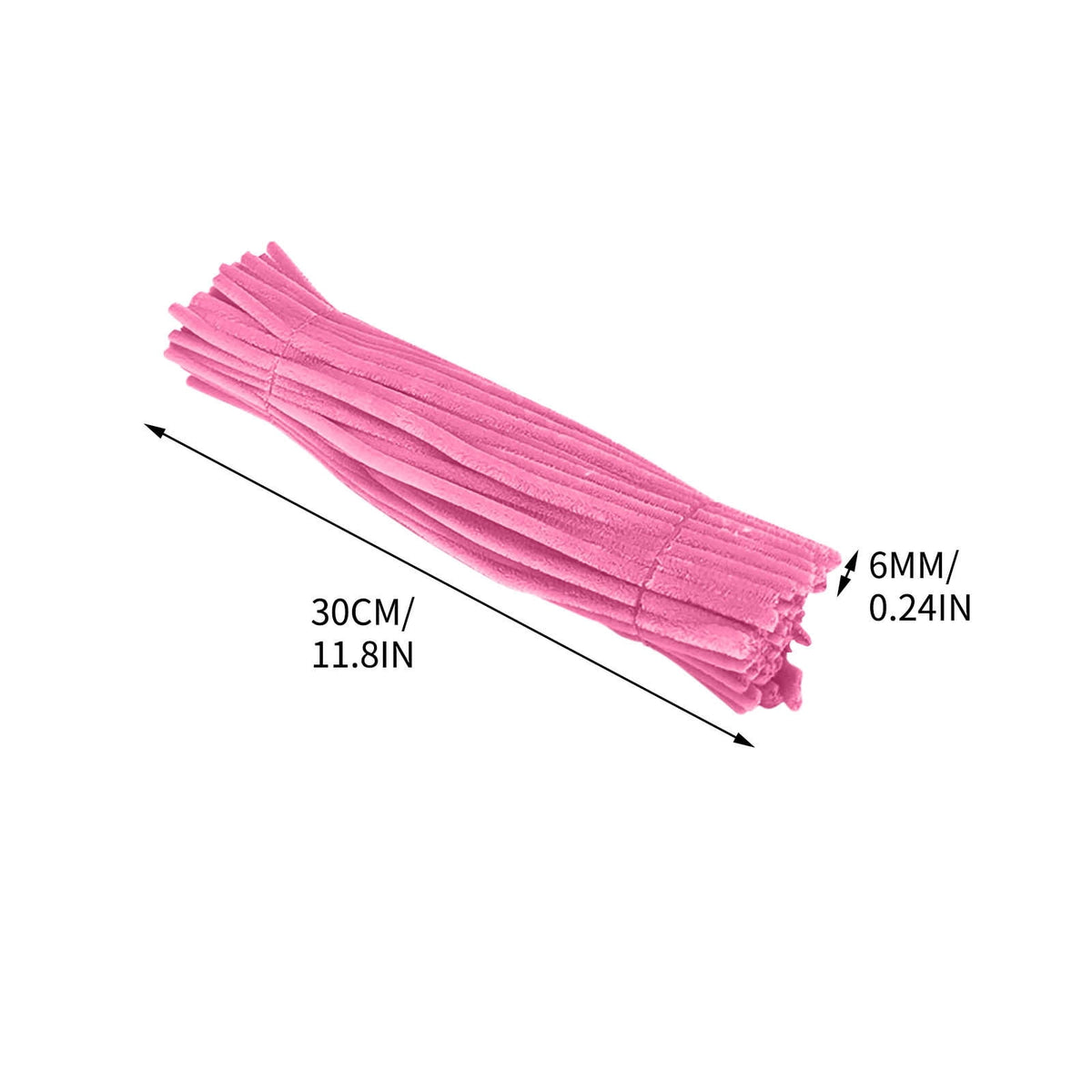 Silver Pipe Cleaners, 100 Chenille Stems 12 Inches Long for Kids Crafts and Decorations - Image 2