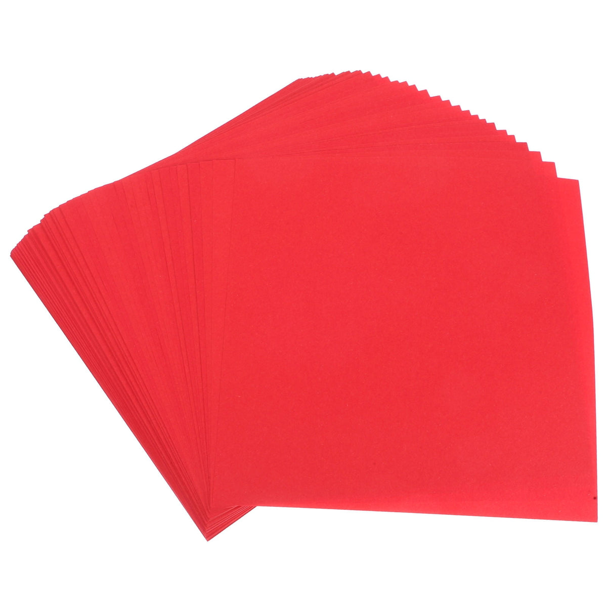 Red Double-Sided Origami Paper, 200 Square Sheets 7.86 x 7.86 Inches for Folding and Crafts