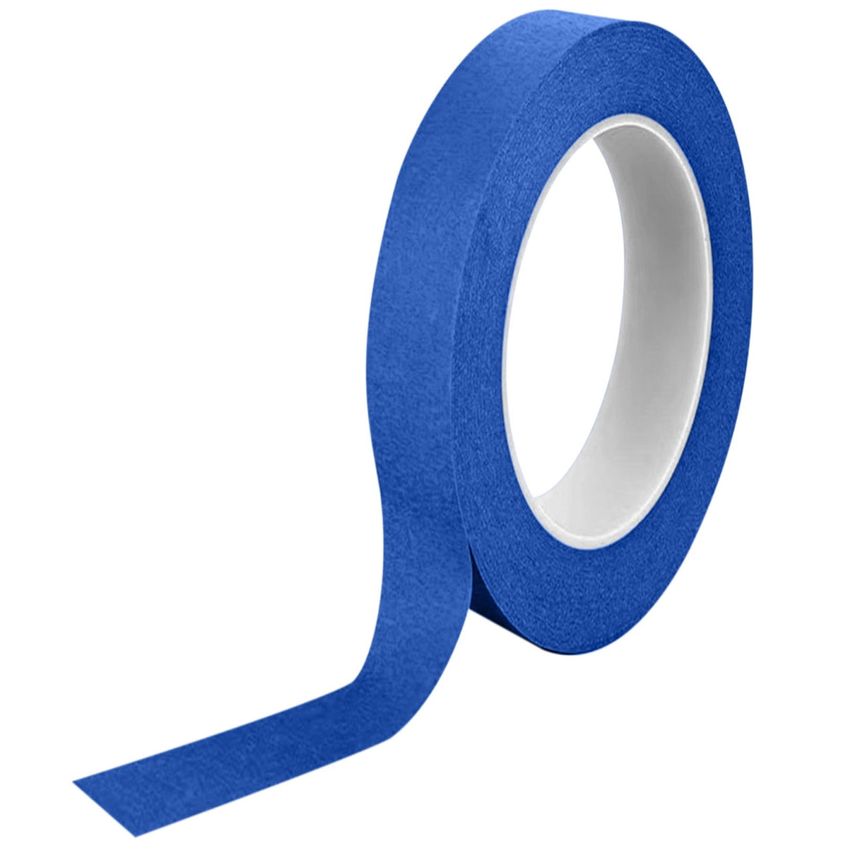Blue Colored Masking Tape Roll, 8 mm x 50 m Craft Paper Tape for Labeling, Painting and DIY Projects