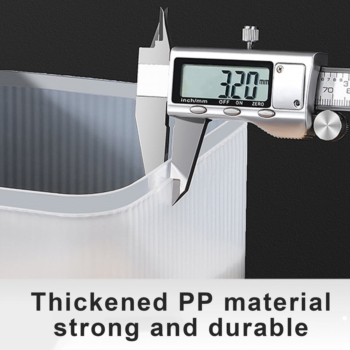 Push-Button Grain Dispenser with Measuring Cylinder, Countertop Container for Rice, Beans and Cereal - Image 6