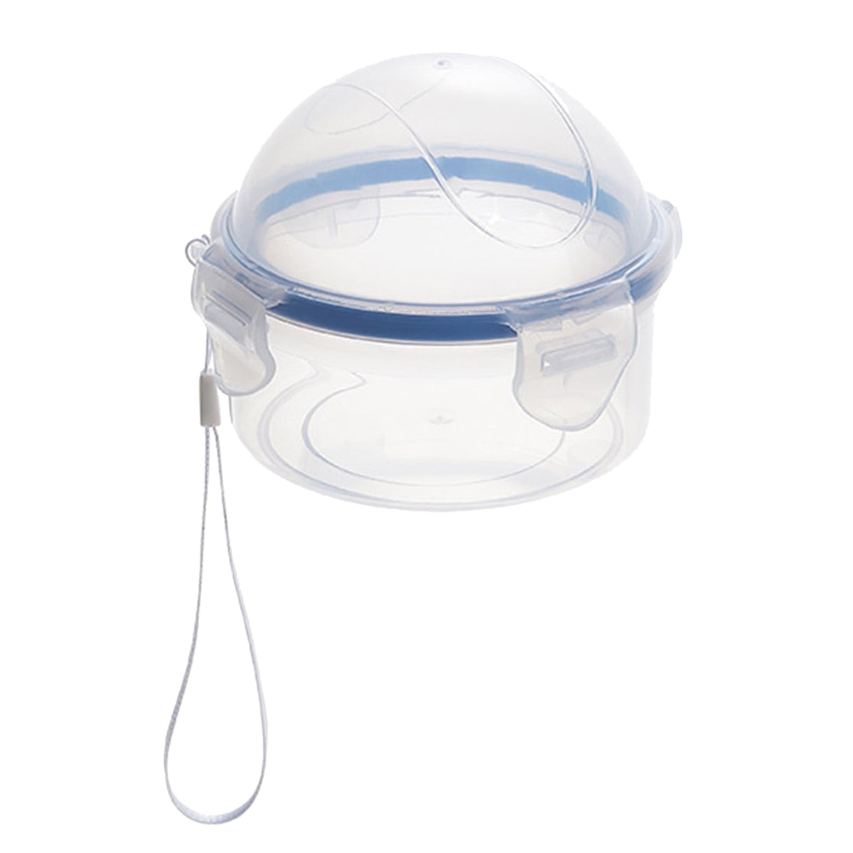 Round Produce Keeper for Onions, Tomatoes and Lemons, Compact Fridge Storage Container