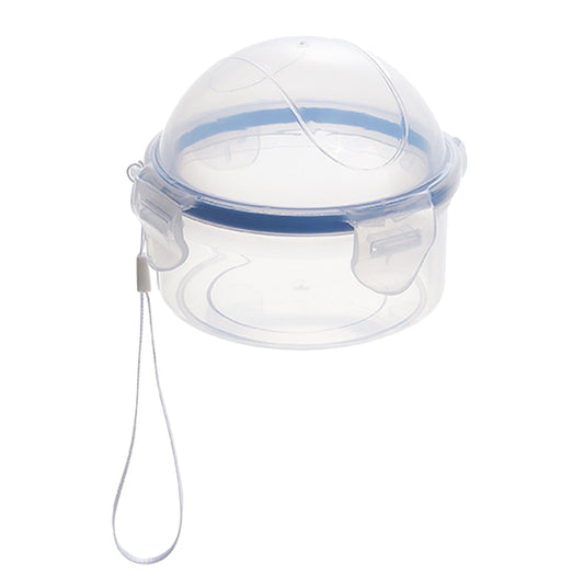 Round Produce Keeper for Onions, Tomatoes and Lemons, Compact Fridge Storage Container