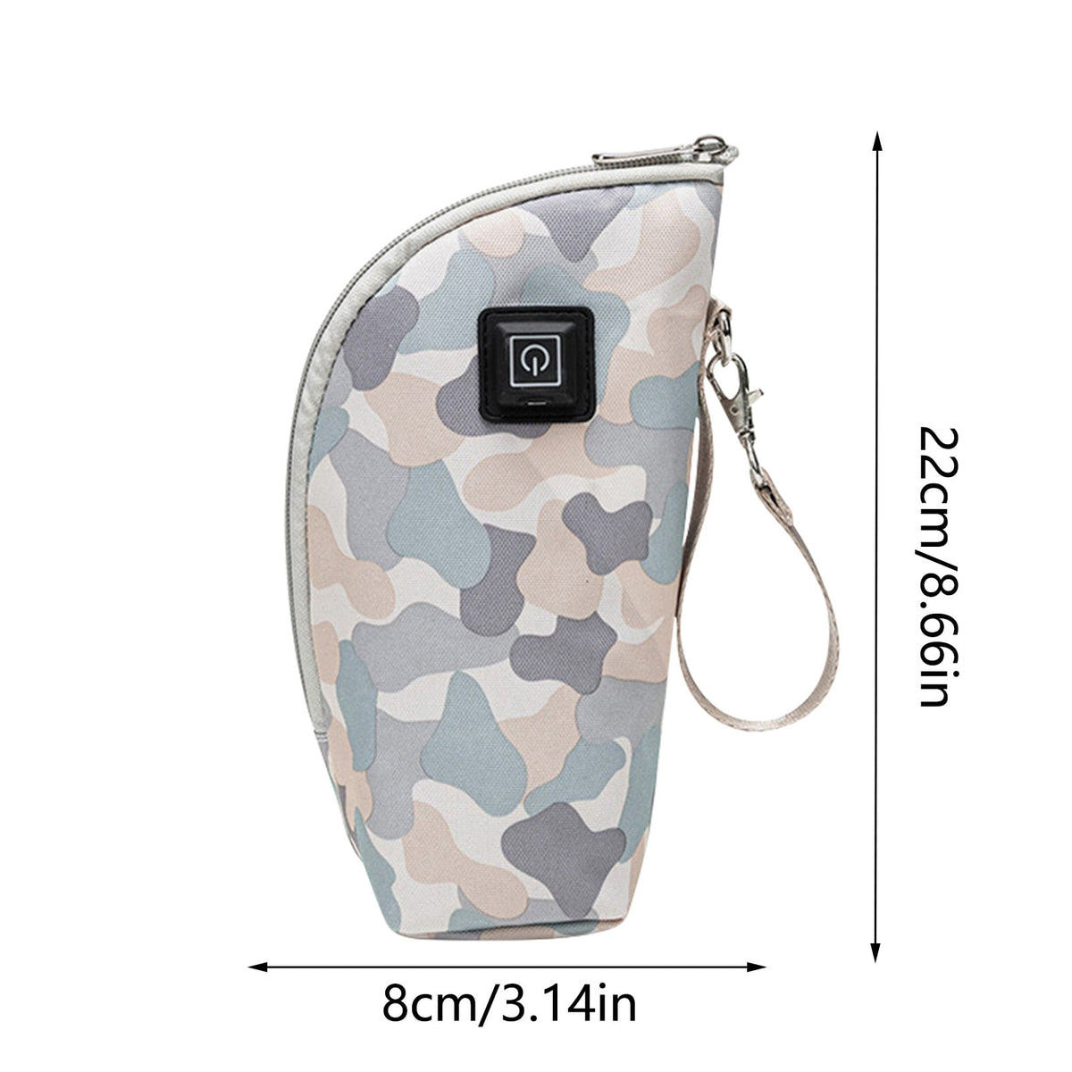 USB Bottle Warmer Sleeve with 3 Temperature Settings, Portable Insulated Travel Bag for Milk Bottles - Image 2